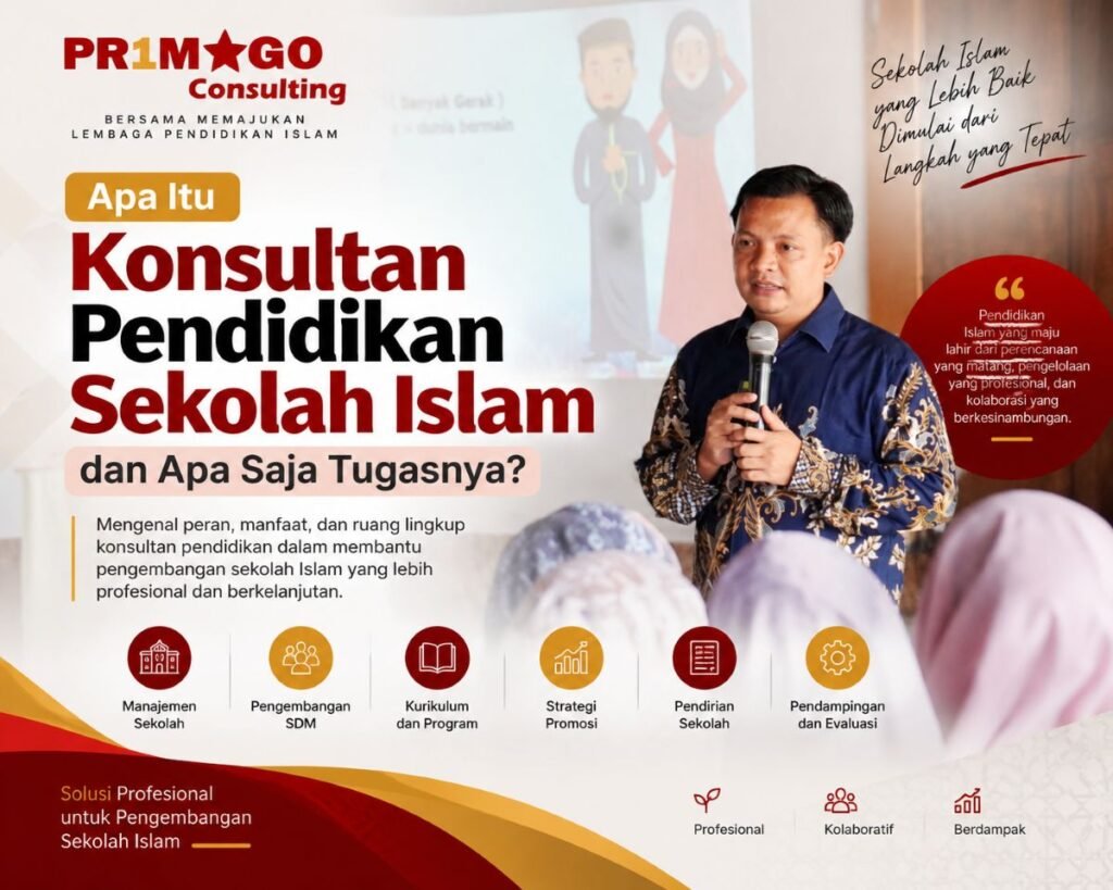 Konsultan Pendidikan Sekolah Islam