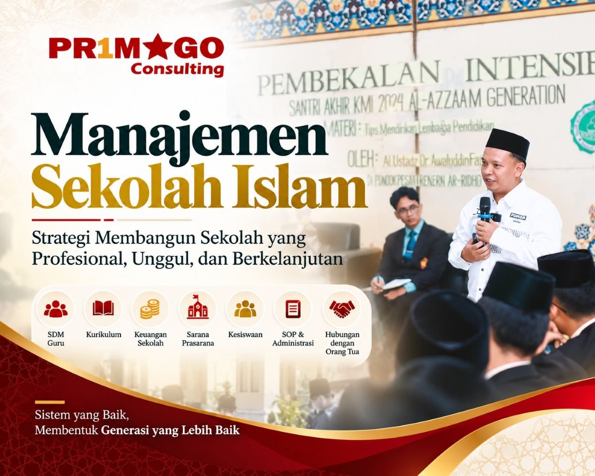 Manajemen Sekolah Islam: Strategi Membangun Sekolah yang Profesional, Unggul, dan Berkelanjutan